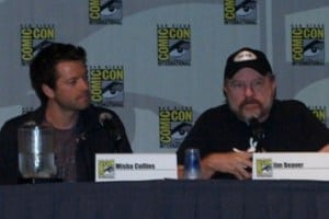 Misha Collins and Jim Beaver, Supernatural
