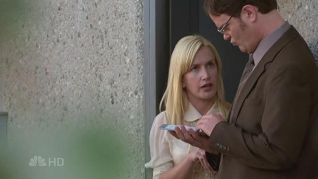 Angela and Dwight on The Office