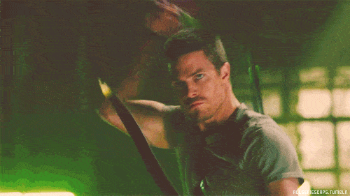 Oliver Queen archery.gif