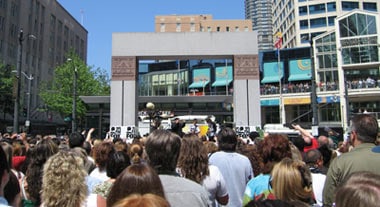 Blake Lewis in Westlake Center