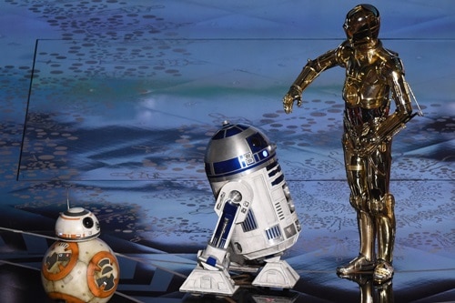 2016 Oscars Best Moments: Star Wars Droids Skit