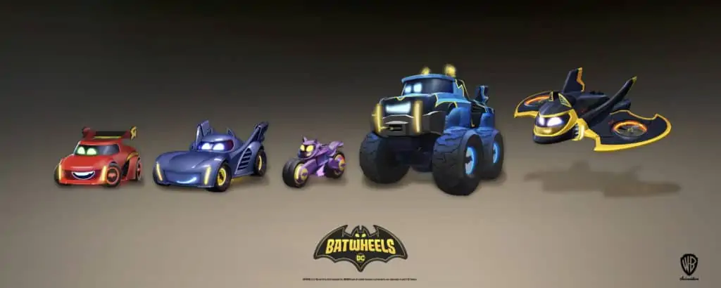 Batwheels vehicles