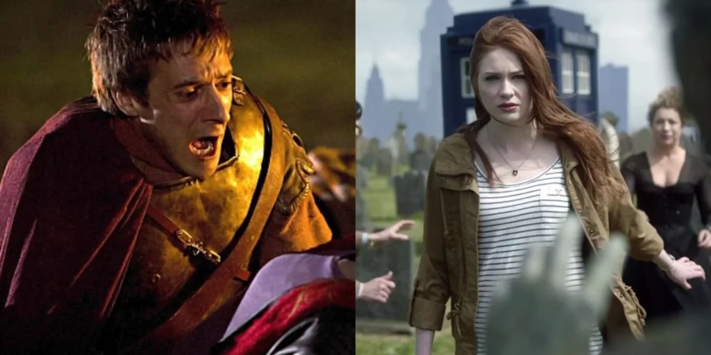 Rory Williams and Amy Pond in Doctor Who