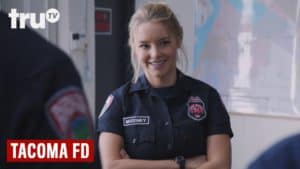 Hassie Harrison as Lucy McConky in Tacoma FD