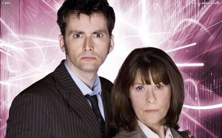 David Tennant and Elisabeth Sladen in Doctor Who