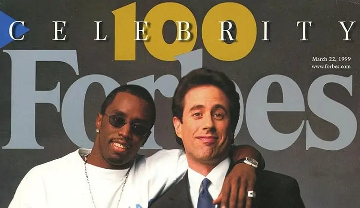 Jerry Seinfeld Forbes Celebrity 100