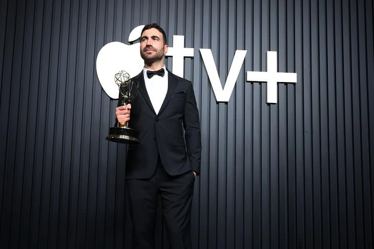 Brett Goldstein attends the Apple TV+ Primetime Emmy Reception Red Carpet at Mother Wolf.
