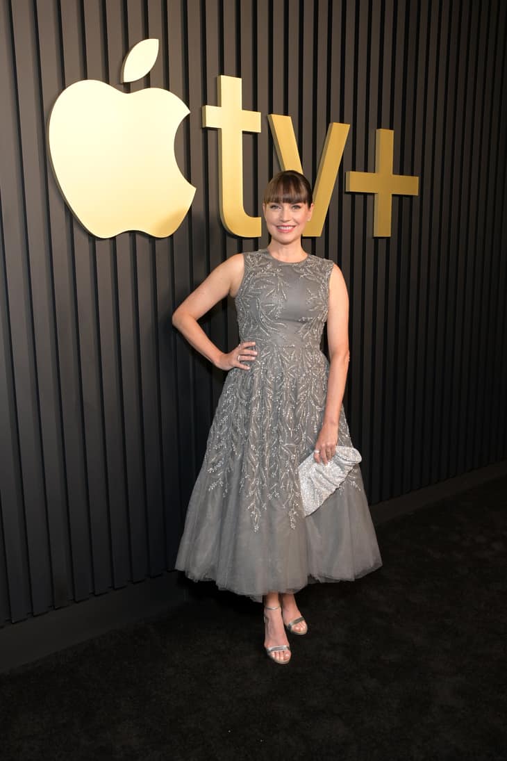 Julie Ann Emery attends the Apple TV+ Primetime Emmy Reception Red Carpet at Mother Wolf.