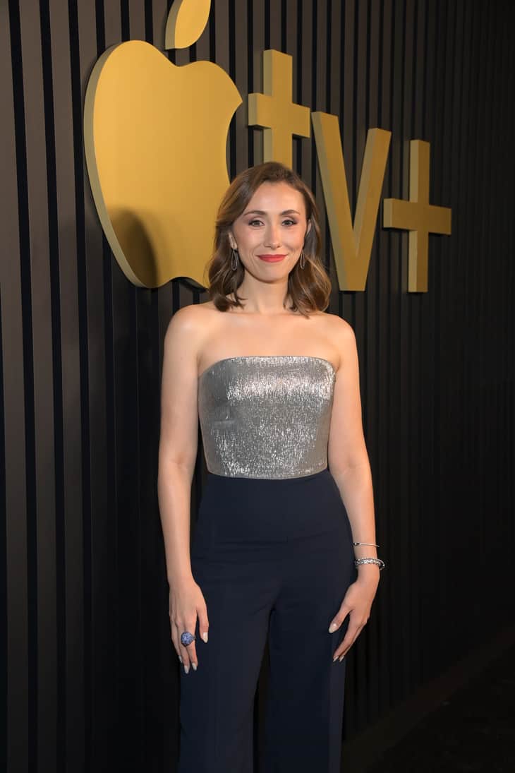 Caitlin Reilly attends the Apple TV+ Primetime Emmy Reception Red Carpet at Mother Wolf.