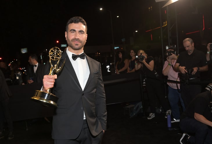 Brett Goldstein attends the Apple TV+ Primetime Emmy Reception Red Carpet at Mother Wolf.