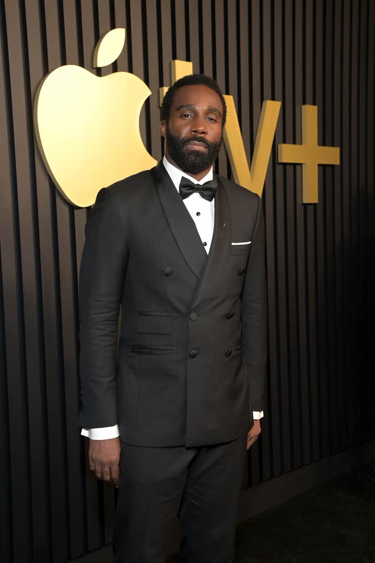Tramell Tillman attends the Apple TV+ Primetime Emmy Reception Red Carpet at Mother Wolf.