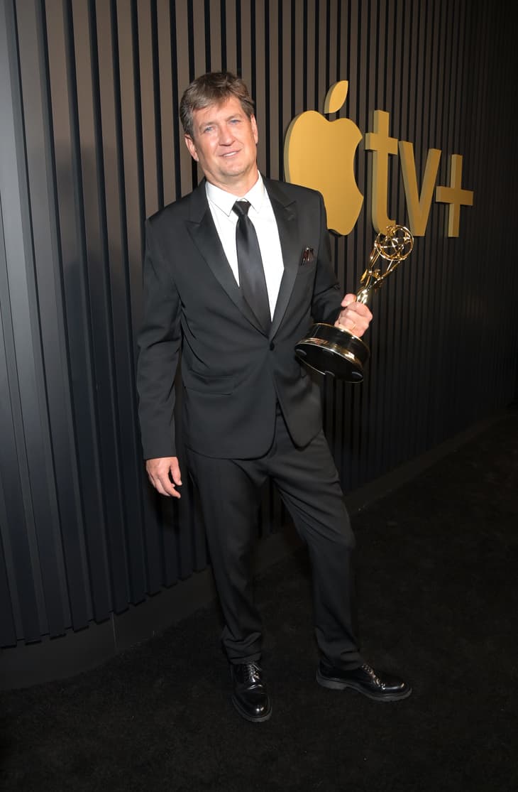 Bill Lawrence attends the Apple TV+ Primetime Emmy Reception Red Carpet at Mother Wolf.