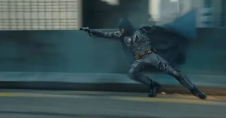 Ben Affleck as Batman wearing new batsuit