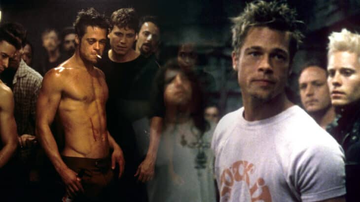 Brad Pitt in Fight Club (1999) - #10 Best Movie of All Time