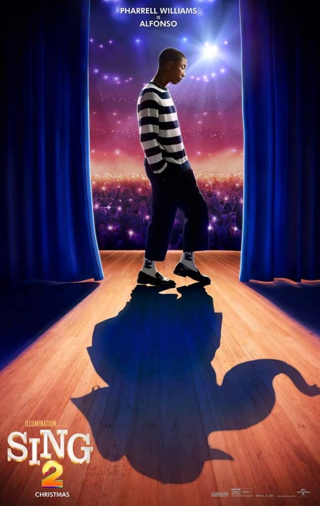 Pharrell Williams is Alfonso - Sing 2 Poster