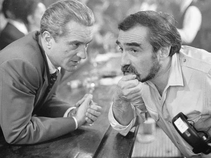 Martin Scorsese directing Robert De Niro in Goodfellas (1990)