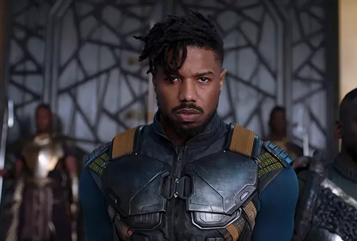 Michael B. Jordan as Erik Killmonger in Black Panther (2018)