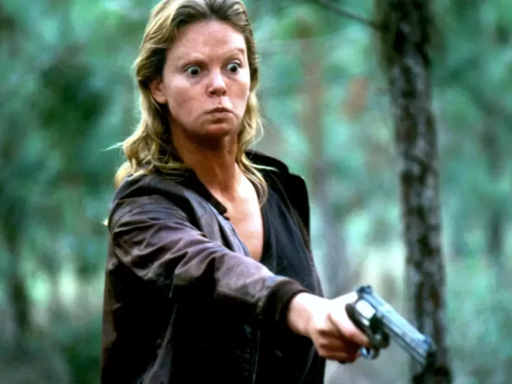 Charlize Theron as Aileen Wuornos in Monster (2003)