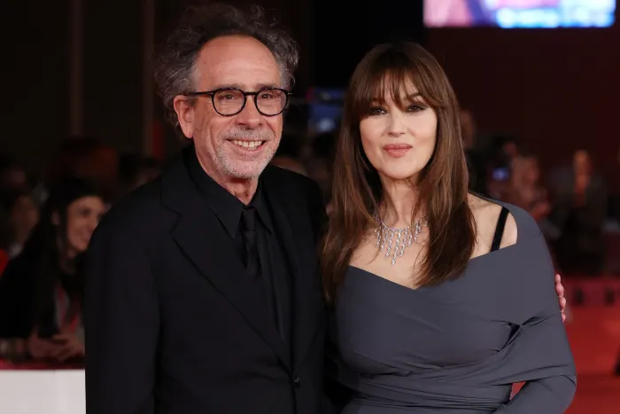 Tim Burton and Monica Bellucci’s Journey from the Red Carpet to ‘Beetlejuice 2’