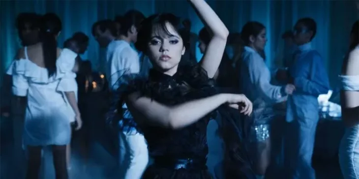 Jenna Ortega dance in Wednesday