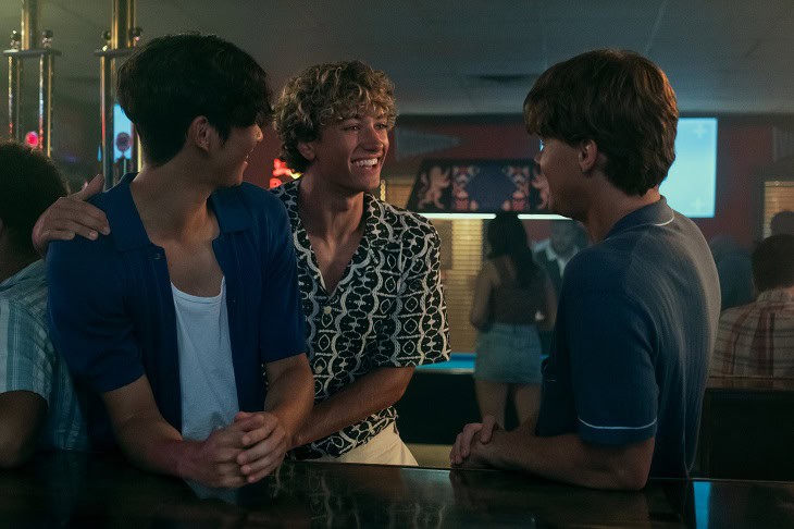 Steven (Sean Kaufman), Jeremiah (Gavin Casalegno), Conrad (Christopher Briney) in THE SUMMER I TURNED PRETTY Photo: Erika Doss © AMAZON CONTENT SERVICES LLC