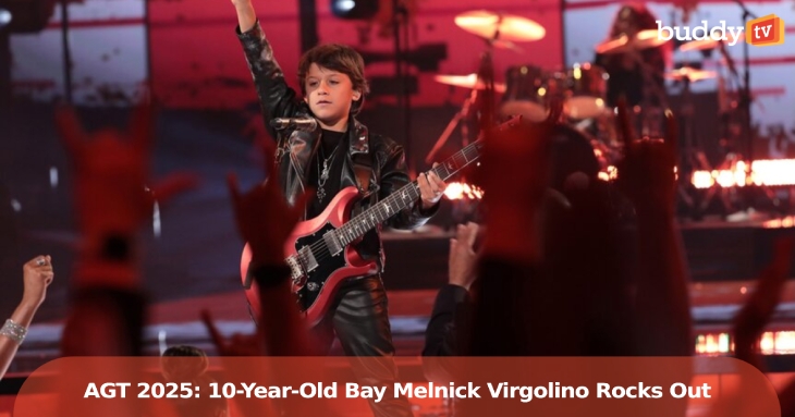 “America’s Got Talent”: 10-Year-Old Bay Melnick Virgolino Rocks the Stage with “I Love Rock ’n’ Roll”