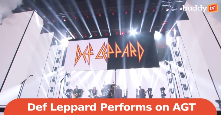 Def Leppard Performs on “America’s Got Talent” with Explosive Energy