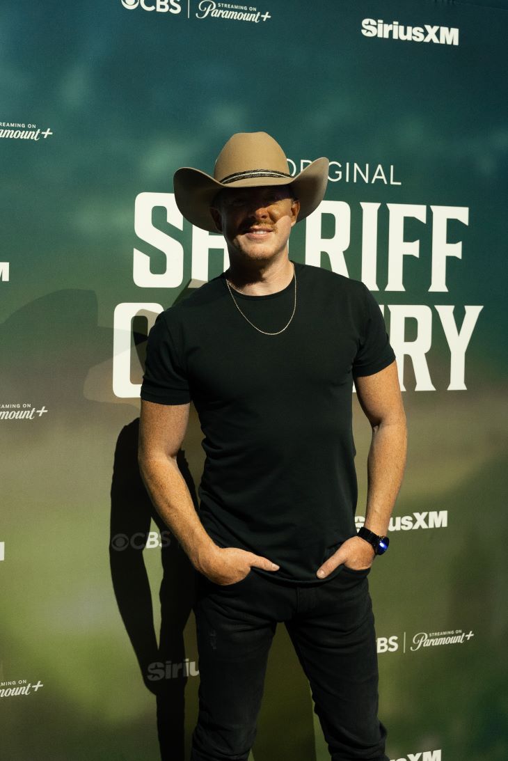Adam Sanders at the Nashville premiere event