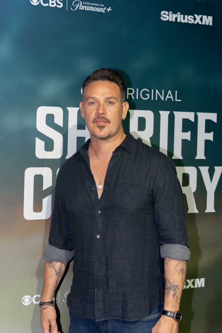 Kevin Alejandro at the Sheriff Country fan premiere event