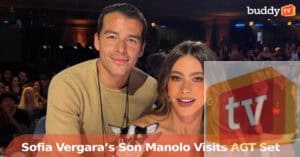 ‘AGT’ Judge Sofia Vergara’s Son Manolo Visits Set for Sweet Mother-Son Moment