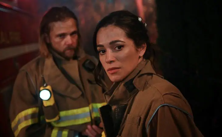 Max Thierot (Bode Leone) and Stephanie Arcila (Gabriela Perez) in 'Fire Country' Season 3 finale episode