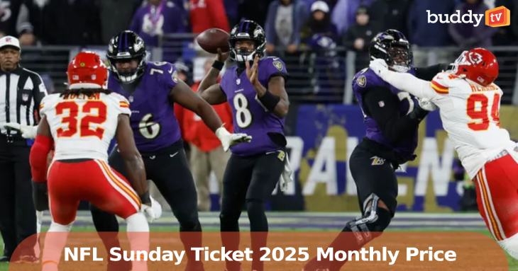 NFL Sunday Ticket 2025 Monthly Price