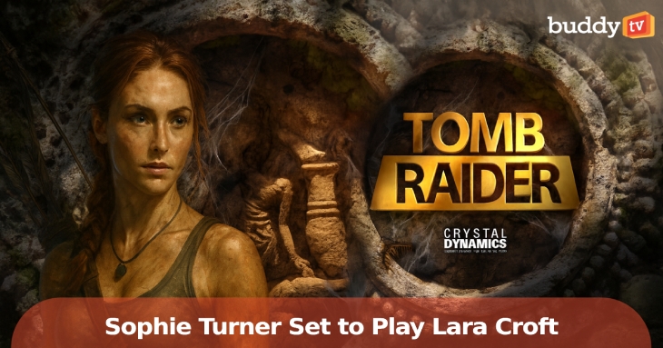 Sophie Turner Set to Play Lara Croft in Amazon Prime’s Upcoming ‘Tomb Raider’ Series