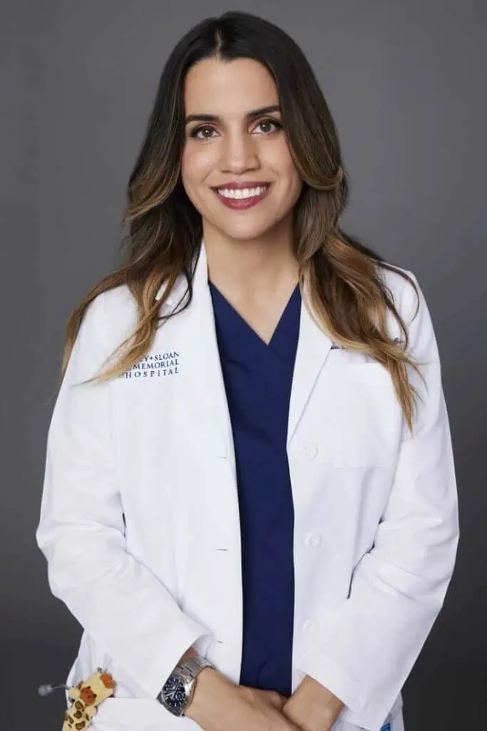 Natalie Morales as Dr. Monica Beltran in Grey's Anatomy