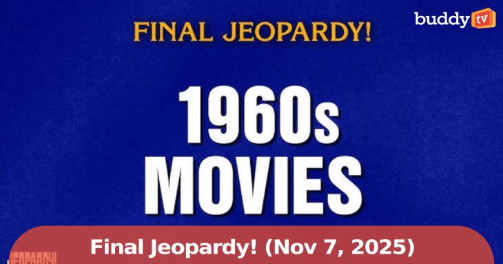Final Jeopardy! Today (Nov. 7, 2025): Allegra Kuney’s 3rd Win