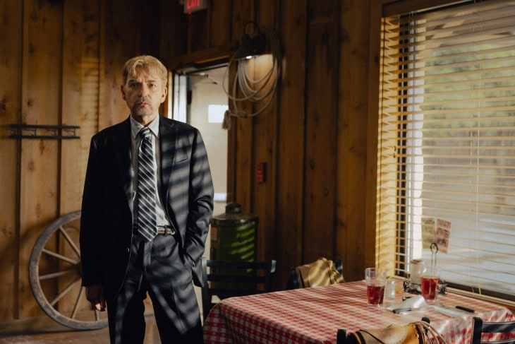 Billy Bob Thornton as Tommy in Landman episode 4, season 2, streaming on Paramount+. Photo Credit: Emerson Miller/Paramount+