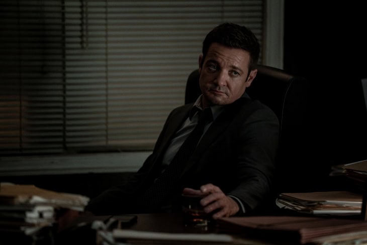 Jeremy Renner as Mike McLusky in Mayor of Kingstown episode 7, season 4, streaming on Paramount+, 2025. Credit: Jeremy Parsons/Paramount+