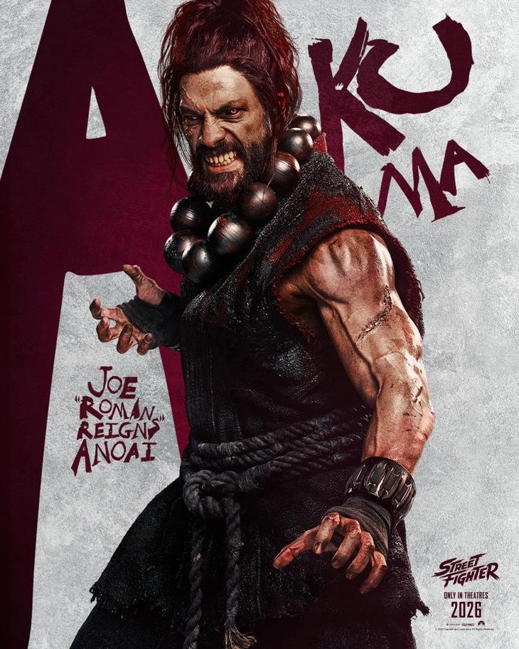 Joe “Roman Reigns” Anoa’i as Akuma