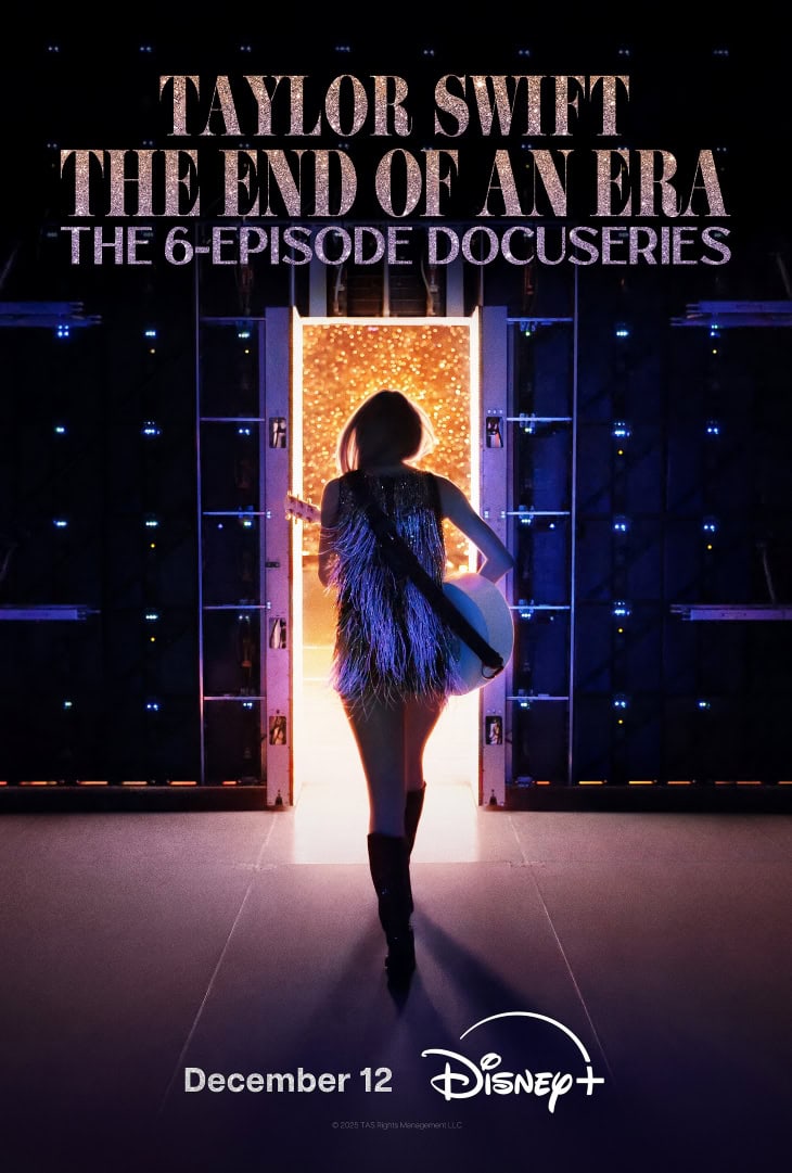 Taylor Swift 'The End of an Era' the 6-episode docuseries poster