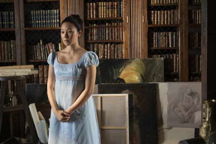 Bridgerton. Yerin Ha as Sophie Baek in episode 403 of Bridgerton. Cr. Liam Daniel/Netflix © 2025