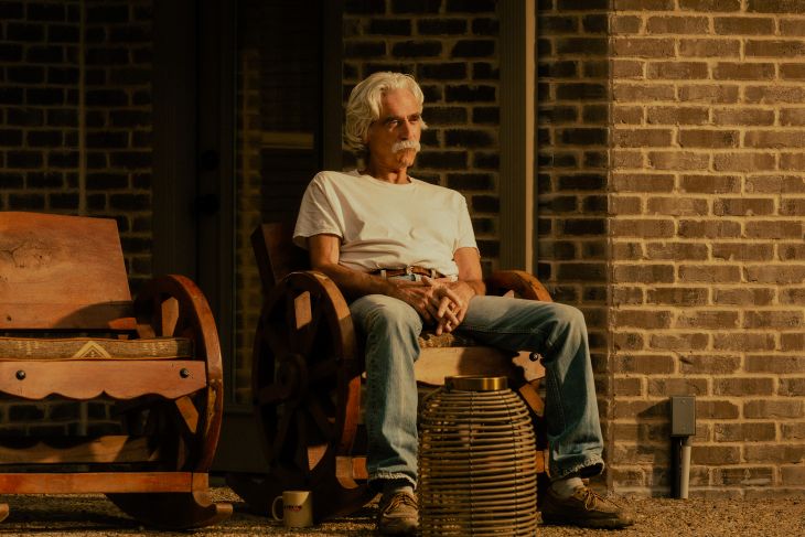 Sam Elliott as T.L. in Landman episode 10, season 2, streaming on Paramount+. Photo Credit: Emerson Miller/Paramount+