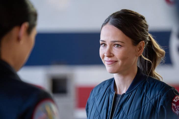 CHICAGO FIRE -- "Frostbite Blue" Episode 1411 -- Pictured: Jocelyn Hudon as Lyla Novak -- (Photo by: Peter Gordon/NBC)
