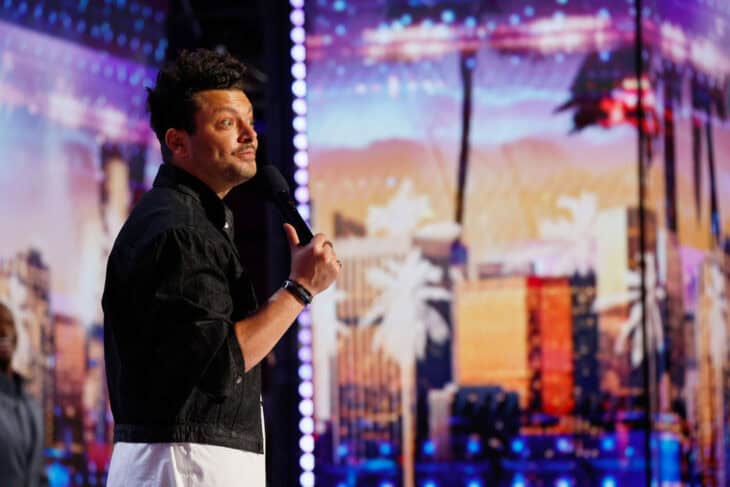 AMERICA'S GOT TALENT -- Auditions Episode 2101 -- Pictured: Kev Adams -- (Photo by: Trae Patton/NBC)