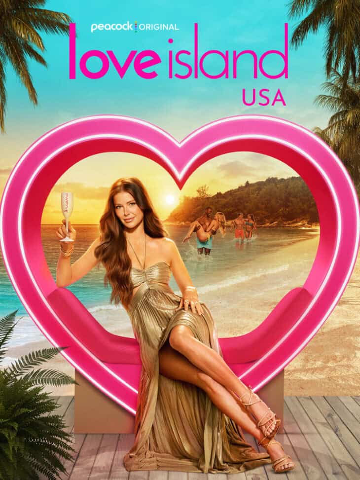 LOVE ISLAND USA -- Pictured: "Love Island USA" Key Art -- (Photo by: Peacock)