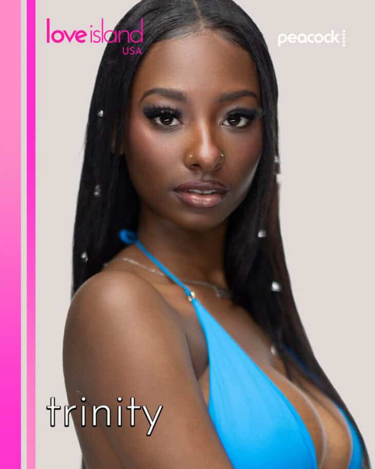LOVE ISLAND USA -- Pictured: Trinity Tatum -- (Photo by: Ben Symons/Peacock)