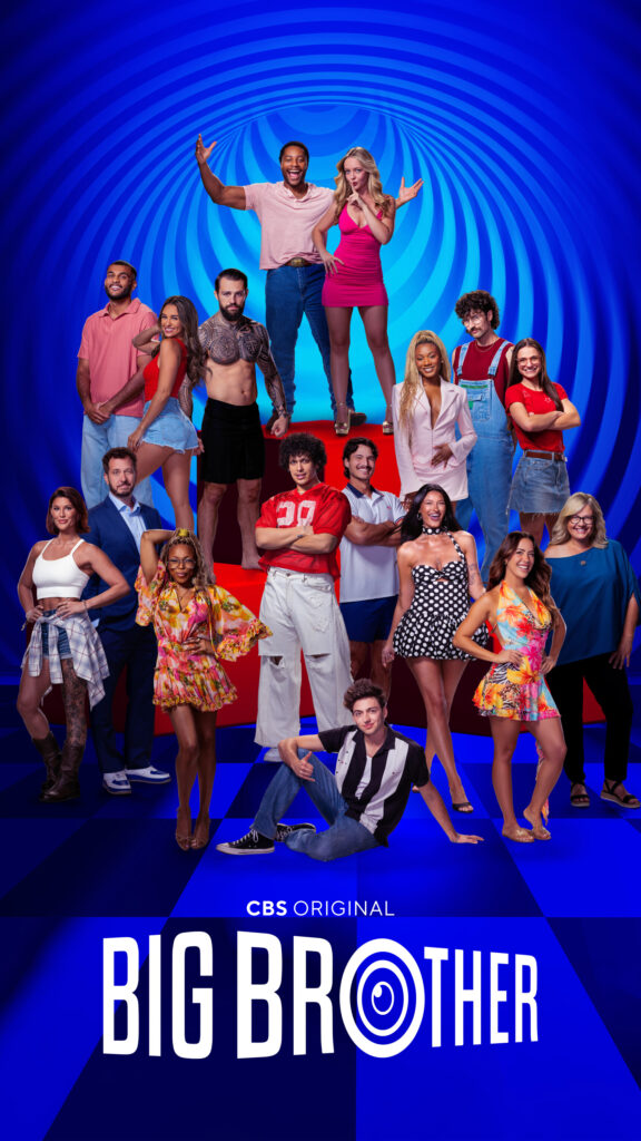(clockwise) Hailey Thogmartin, Devens, Yash Patel, Lyric Medeiros, Kam Kirk, Chuk Anyanwu, Melody Morris, Taylor Brown, Barrett Pfeiffer, Mallory Aurichio, Angela Murray, Dee Valladeres, Ashley Trail, Rome Seymour, Drew Campbell, Jason De Puy and LaTrice Verrett, Houseguests on Season 28 of the CBS Original Series Big Brother, scheduled to air on the CBS Television Network and streaming on Paramount+. -- Photo: Evan Mulling ©2026 CBS Broadcasting, Inc. All Rights Reserved.