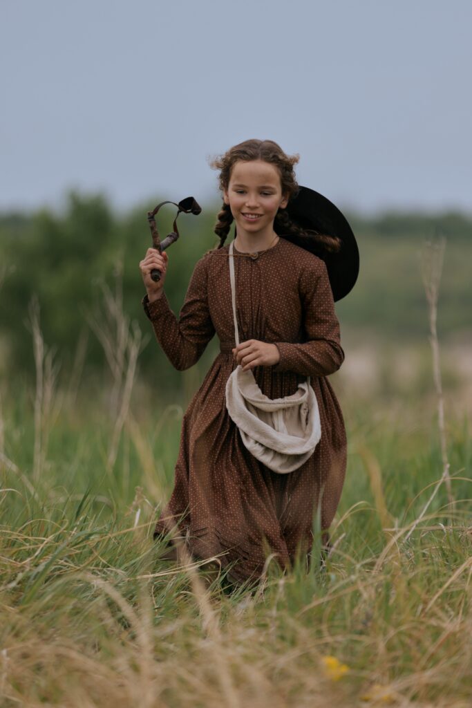 Alice Halsey as Laura Ingalls in episode 101 of Little House on the Prairie. Cr. Eric Zachanowich